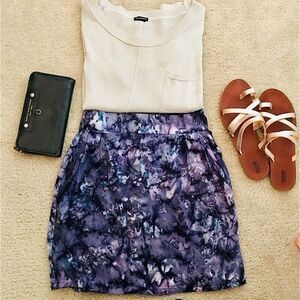 URBAN OUTFITTERS Vintage Y2K Grey Antics Tie Dye Skirt.